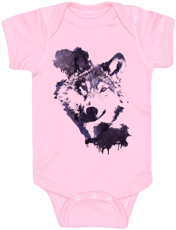 Space Wolf Baby Onesy - Child (484x484), Png Download