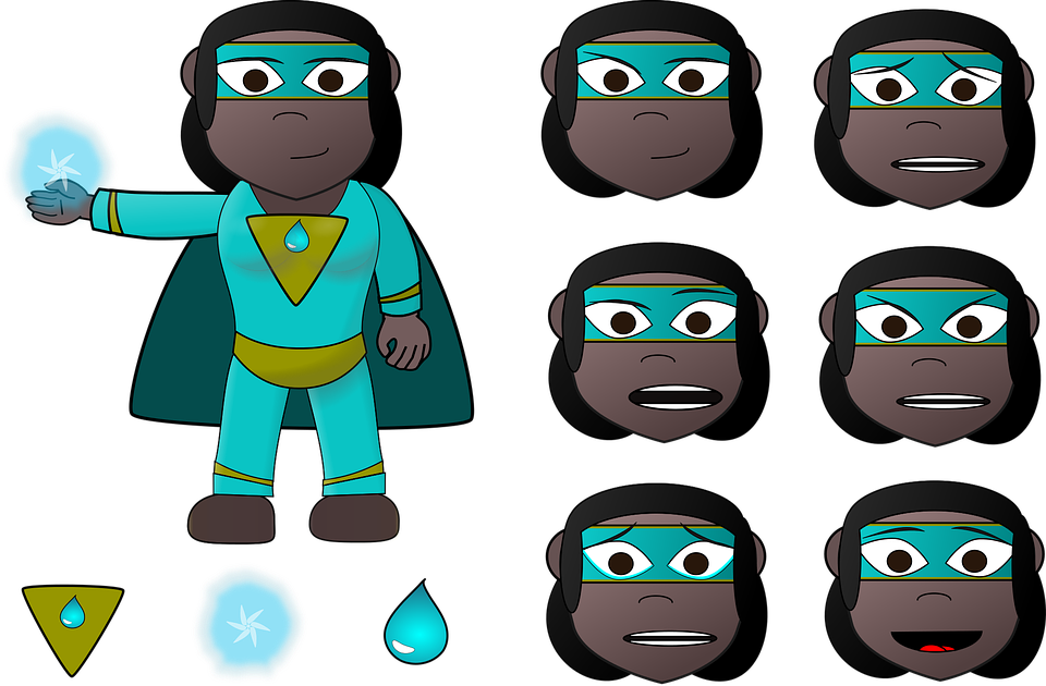 Superhero Hero Girl - Water Girl Clipart Superhero (960x630), Png Download