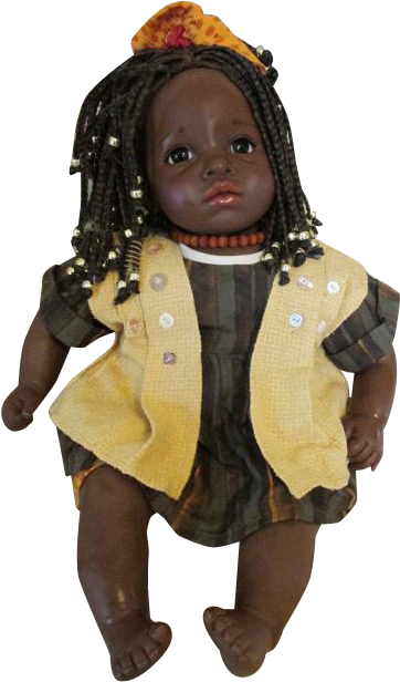 Beautiful African American Gotz Baby - Doll (615x615), Png Download