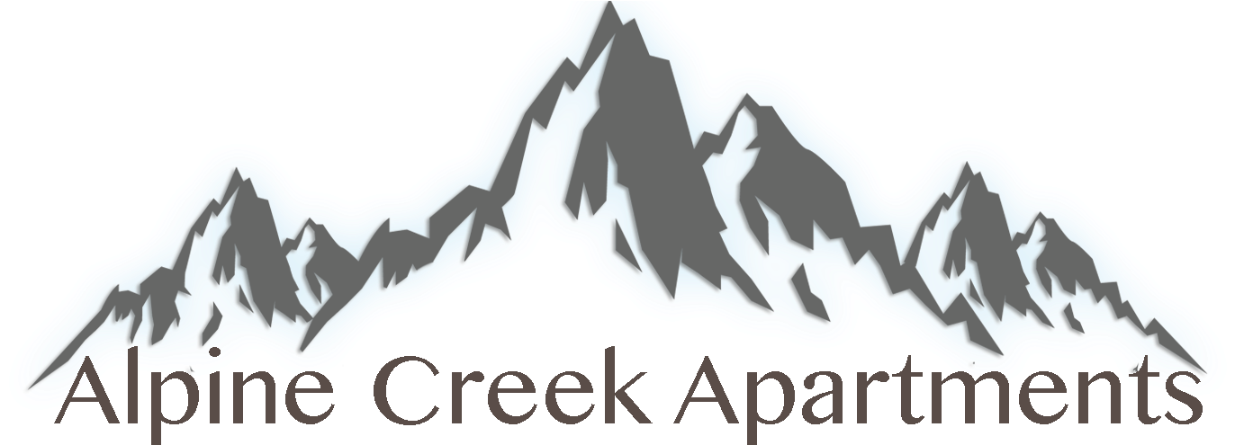 Alpine Creek Apartments Logo - Denver Mountain Icons (1547x497), Png Download
