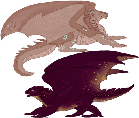 Decided To Doodle A Bit, Pen Pressure Wasn't Working - Dragon (500x416), Png Download