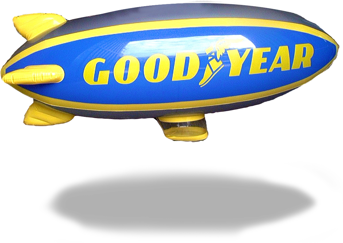 Spheres Or Zeppelin Inflated With Helium - Goodyear (1141x1141), Png Download