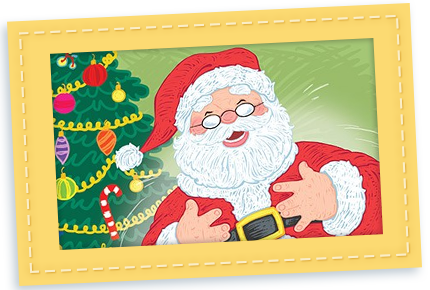 Santa And Christmas - Christmas Day (430x290), Png Download