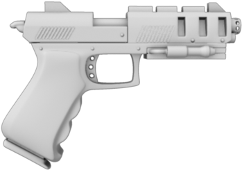 Gun With Hammer - Firearm (640x480), Png Download