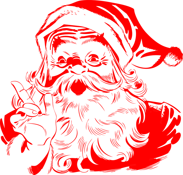 Santa Claus - Santa Claus Red (752x720), Png Download