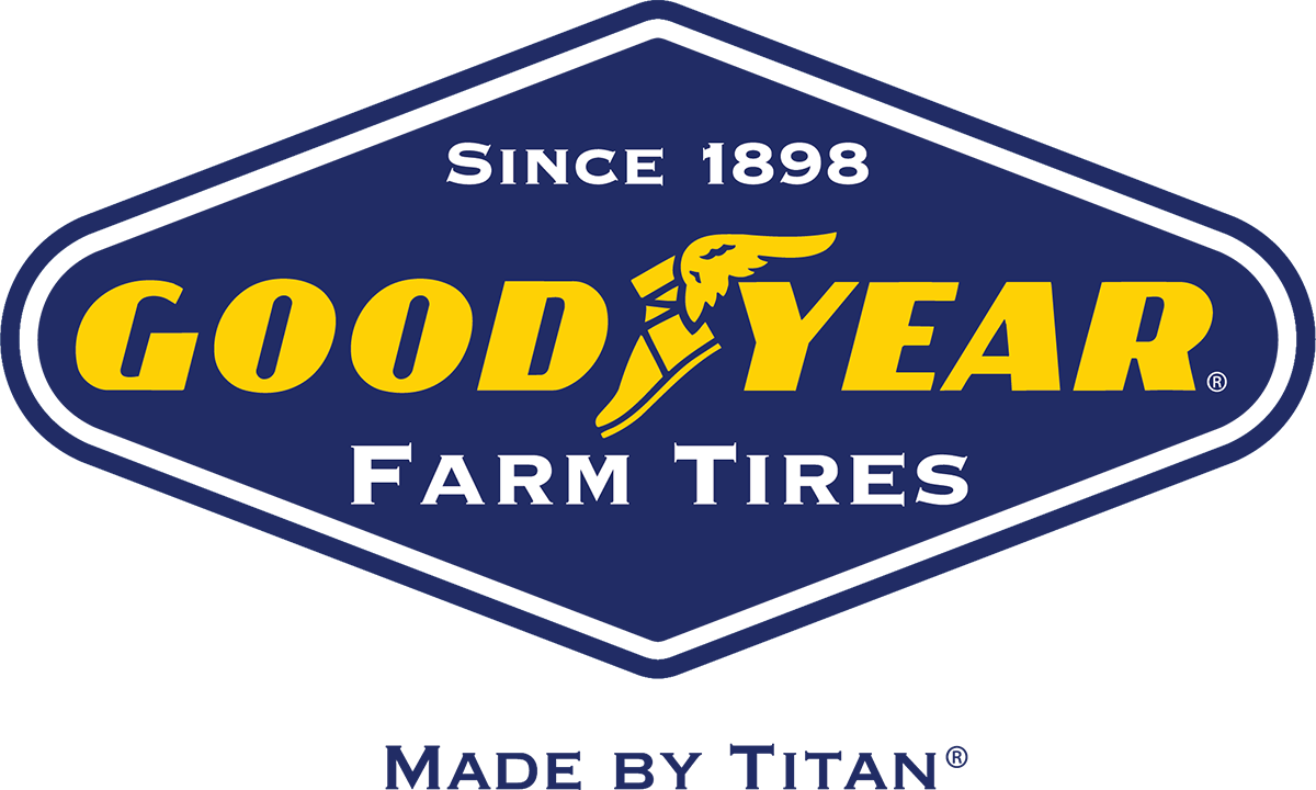 Goodyear More Driven Logo Png - Goodyear Farm Tires Logo (1024x664), Png Download
