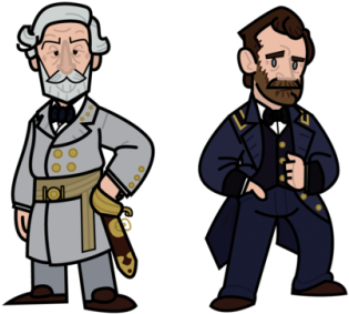 Download General Robert E Civil War Generals Cartoon Full Size Png Image Pngkit