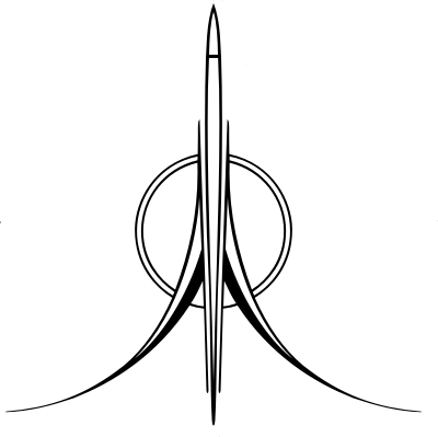 When Selecting The Size Of Pinstripes On This Page - Simple Pinstriping (400x399), Png Download