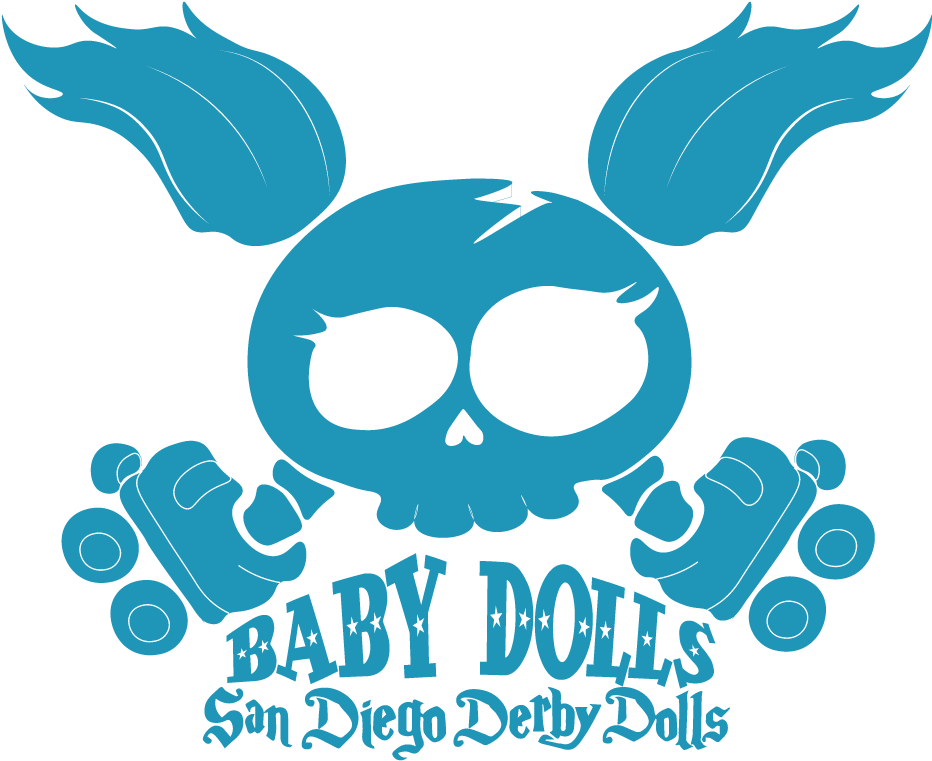 Baby Dolls Vs Wolf Pack - San Diego Derby Dolls (940x940), Png Download