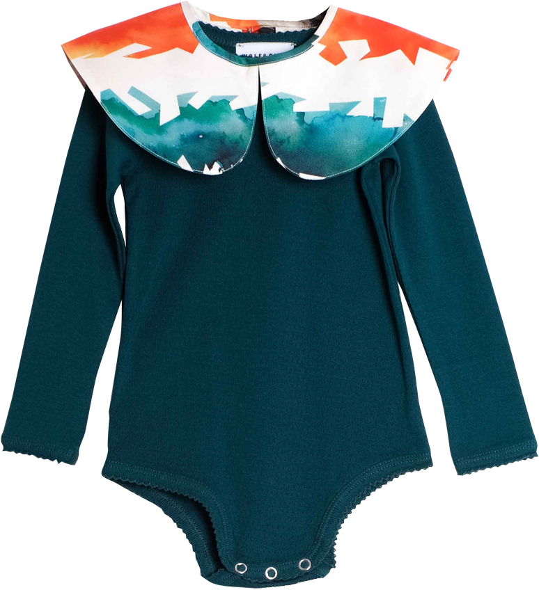Wolf And Rita Baby Aurora Shapes Bodysuit - Romper Suit (1000x1000), Png Download