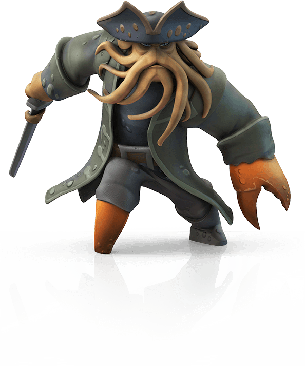 Davy Jones - Davy Jones Kingdom Hearts (594x713), Png Download