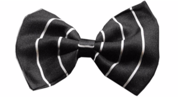 Dog Bow Tie Pinstripes By Mirage - Dog Bow Tie Pinstripes (600x600), Png Download