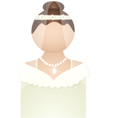 Bride, People, Romantic, Love, Rings, Romance, Wedding - Icon (400x400), Png Download