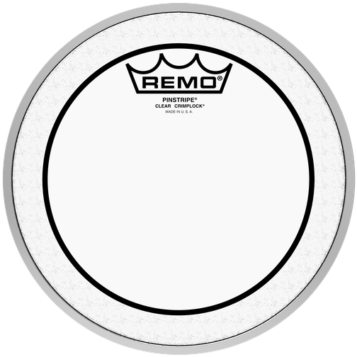 Pinstripe® Clear Crimplock® Tenor Drumhead, 8" - Remo Pinstripe Clear (535x535), Png Download