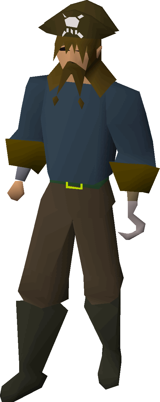 Pirate 12 - Standing (527x1322), Png Download