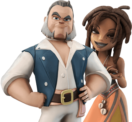 Tia Dalma Disney Infinity (453x413), Png Download
