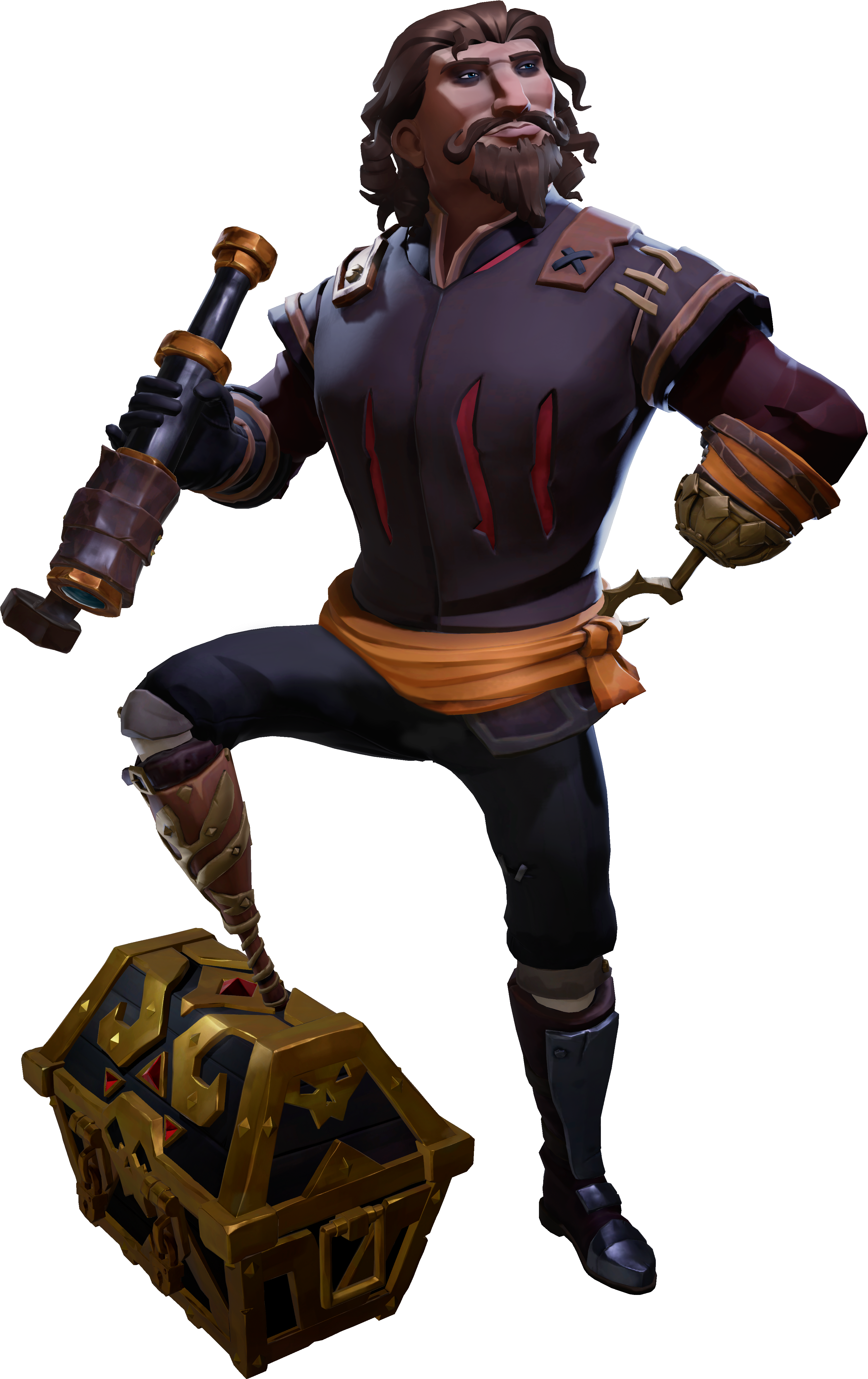 Sea Of Thieves Pirate Treasure - Sea Of Thieves Render (5365x5200), Png Download