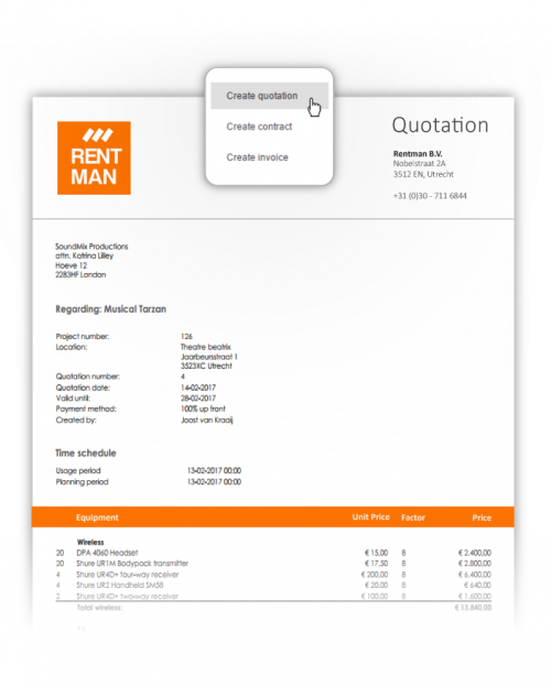 Content Image Content Image - Event Rental Invoice Software (500x623), Png Download