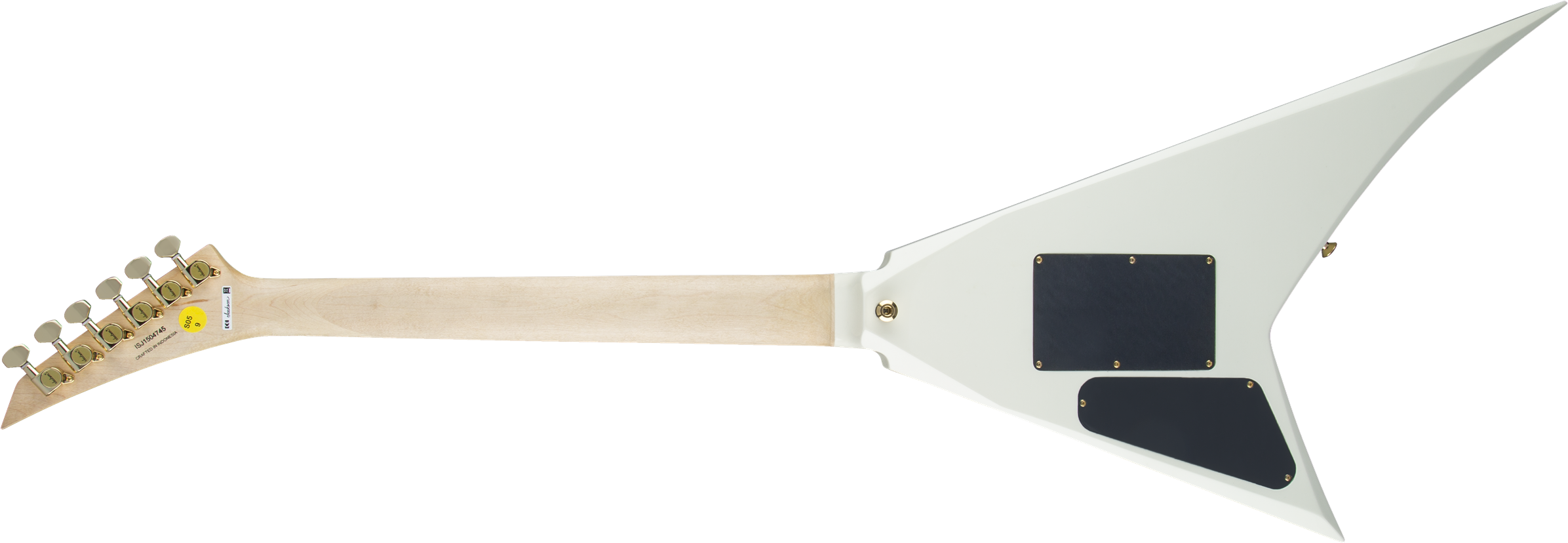 Jackson Pro Series Rhoads Rr3, Ebony Fingerboard, Ivory - Jackson Rrx24 Electric Guitar Satin White Rosewood (2400x836), Png Download