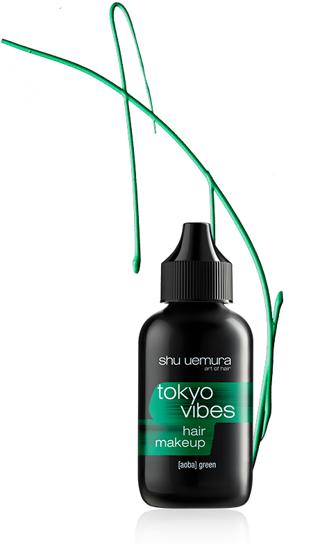 Tokyo Vibes Green Hair Makeup - Tokyo (1000x1000), Png Download
