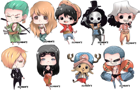 One Piece Images One Piece Wallpaper And Background - Manga Chibi One Piece (500x308), Png Download