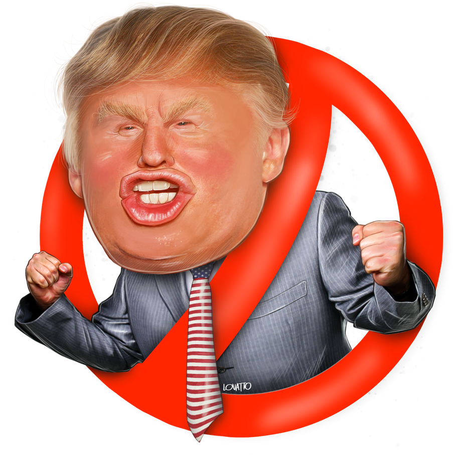 978kib, 1200x915, Nodonaldtrump Illustration Lovatto - No Donald Trump Png (1200x915), Png Download