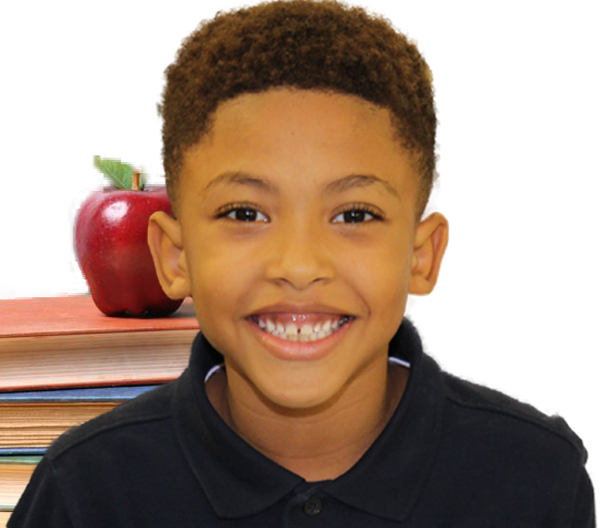 We Combine This With Highly Trained, Caring Teachers - Boy (605x528), Png Download