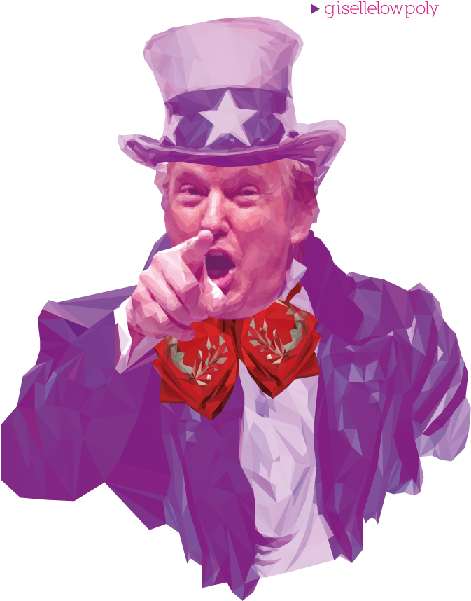I Want You Out Of Here Donald Trump As Uncle Sam High - Donald Trump Flag Iphone 5c Case (722x1026), Png Download