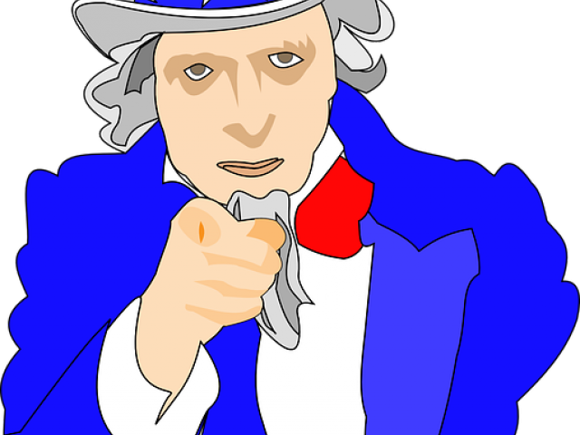 Uncle Sam Clipart I Want You - Uncle Sam Clipart (640x480), Png Download