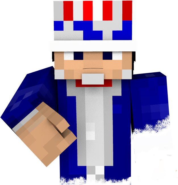 Uncle Sam I Want You Png - Want You Minecraft (1280x720), Png Download