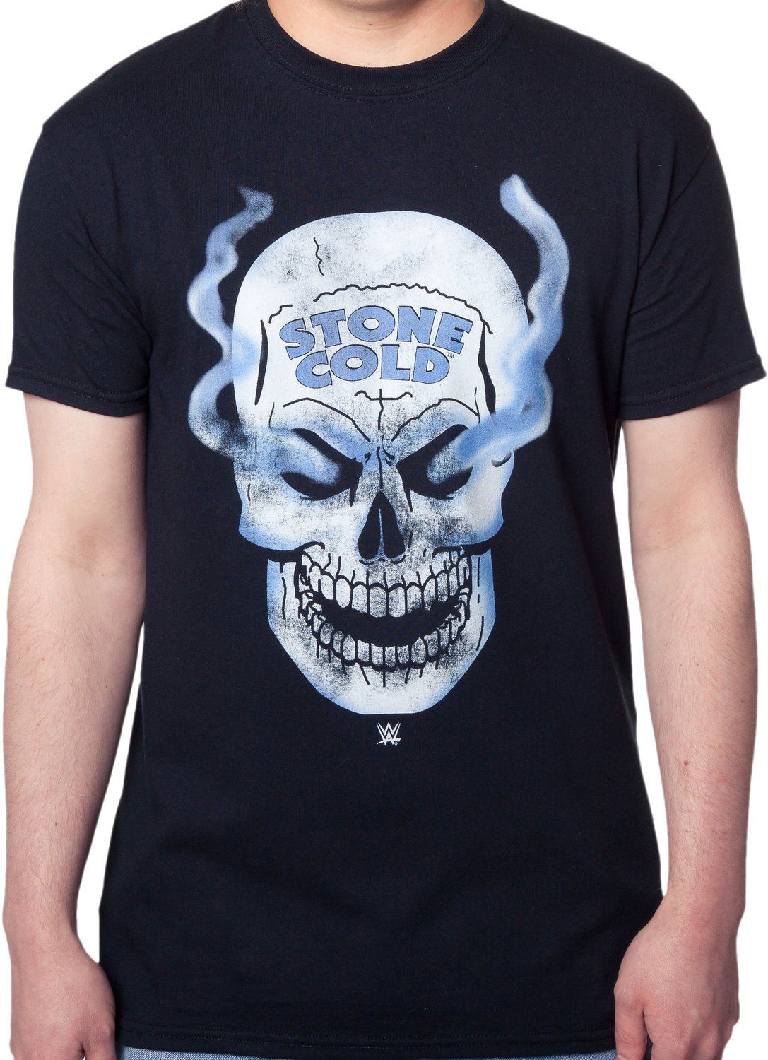 Stone Cold Steve Austin T-shirt - Stone Cold Steve Austin Shirt Blue (1087x1500), Png Download