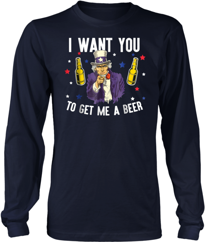 Uncle Sam I Want You Beer Funny 4th Of July T-shirt - Fishing Saved Me From Becoming Shirt (960x960), Png Download