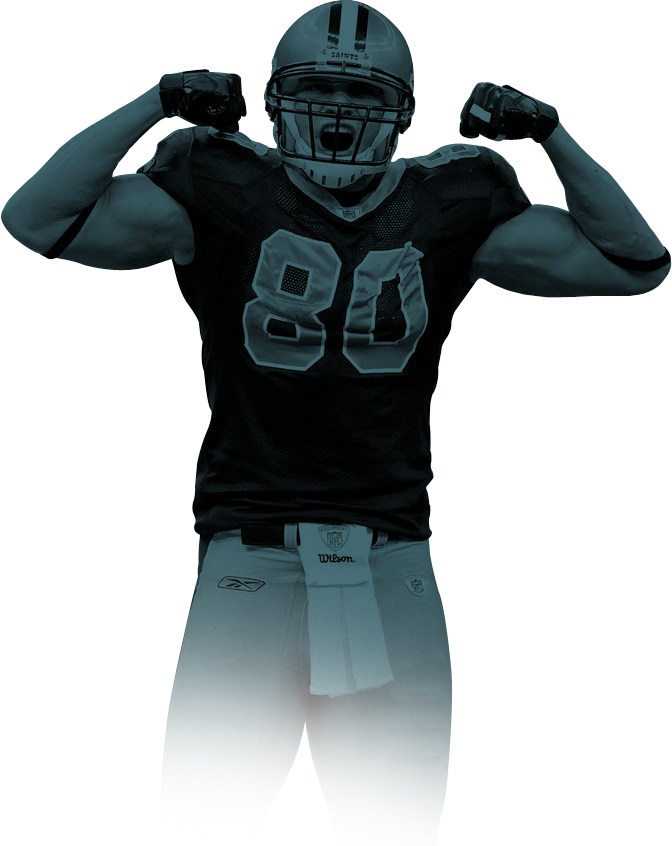 Jimmy Graham New Orleans Saints Signature Move - Face Mask (672x846), Png Download