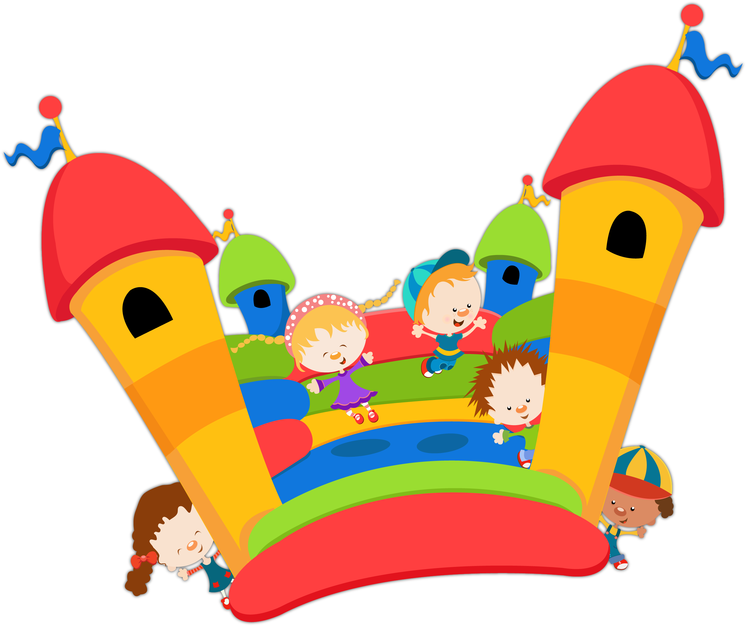 C&c Bouncy Castle Hire Rotherham - Bounce House (3145x2383), Png Download