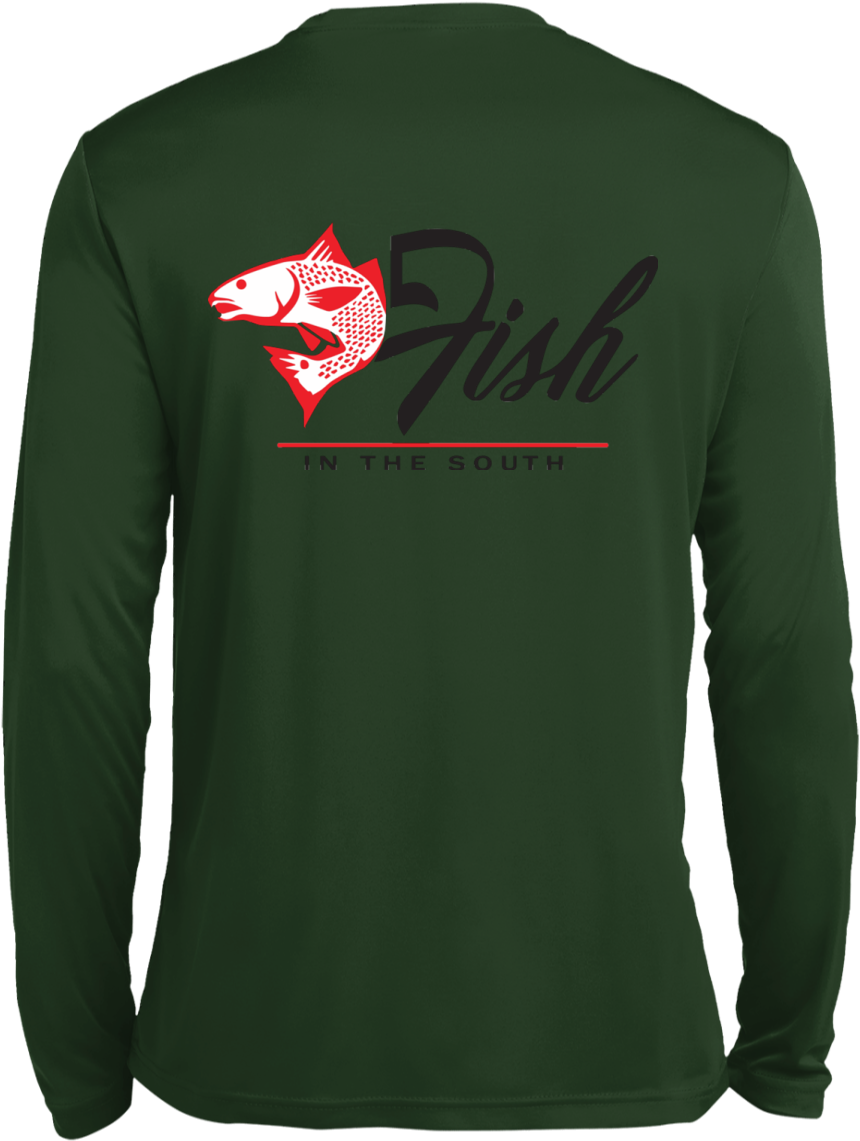 Redfish Mania Fish Bone Long Sleeve Moisture Absorbing - My Nana My Hero My Guardian Angel She Watches Over (1155x1155), Png Download