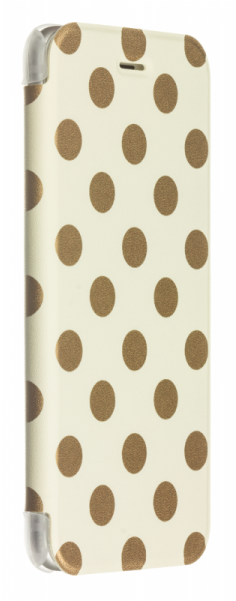 Iphone 6/6s Inspire Gold Polka Dot Folio Case With - Polka Dot (600x600), Png Download