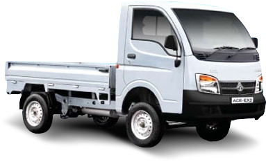 3 Wheeler Load Carrier 4 Wheeler Mini Truck - Truck (530x302), Png Download
