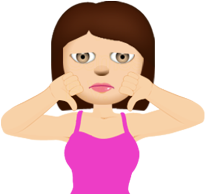 Anna Sassy Emoji Stickers For Women On Imessage Messages - Sticker (408x408), Png Download