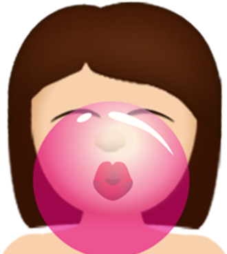 Anna Sassy Emoji Stickers For Women On Imessage Messages - Sticker (408x408), Png Download