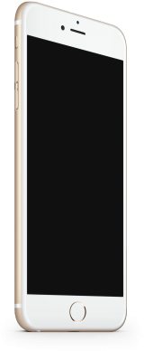 Iphone 6 - Iphone - Boutique - Remade - Iphone 6 Gold - Gold Iphone 6 Front (560x445), Png Download