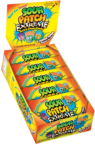 Sour Patch Kids Extreme Sour Soft & Chewy Candy - Sour Patch Kids (500x500), Png Download
