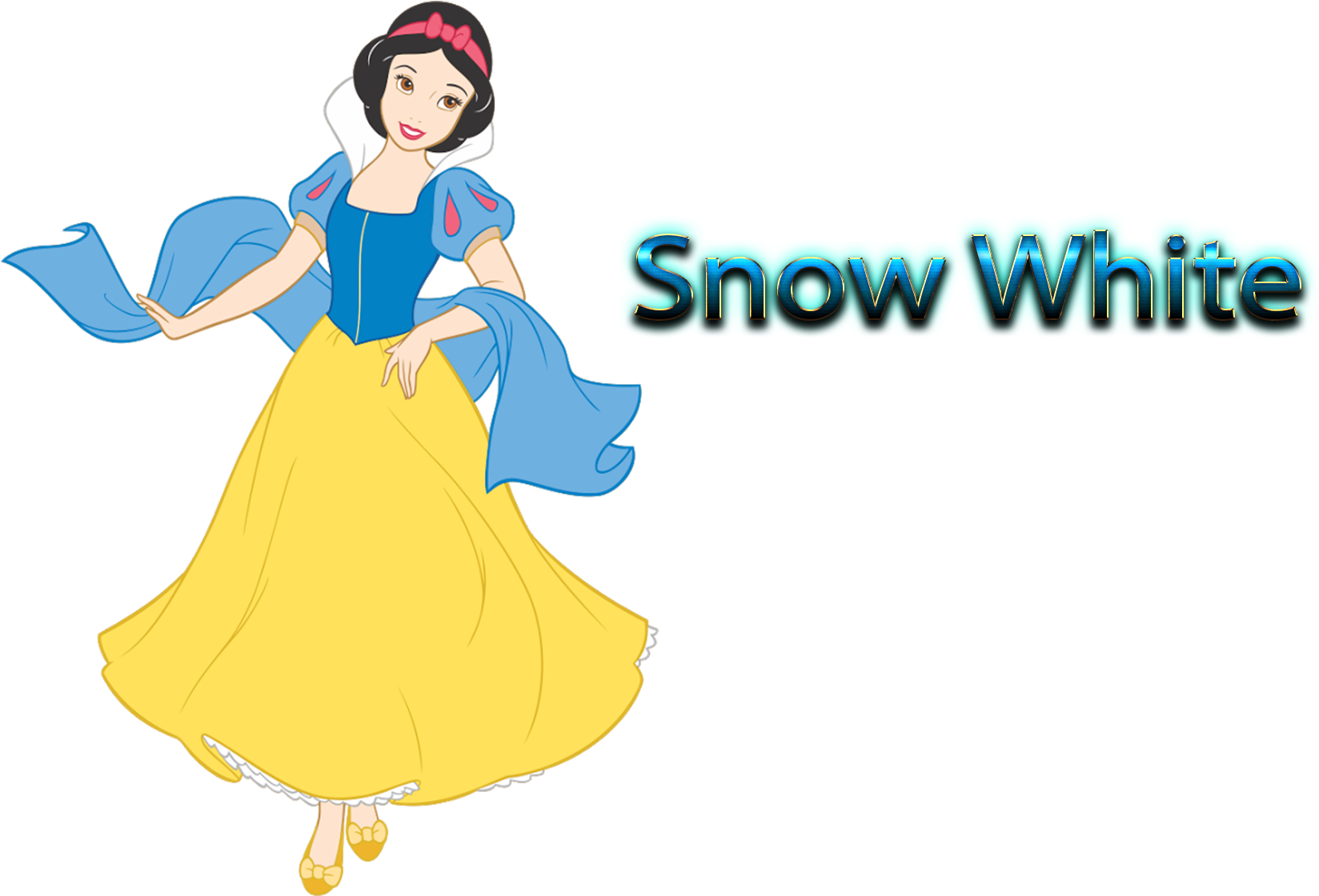 Snow White Free Pictures - Disney Princesses Art Clip (1920x1200), Png Download