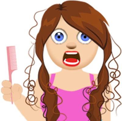 Anna Sassy Emoji Stickers For Women On Imessage Messages - Emoji (408x408), Png Download