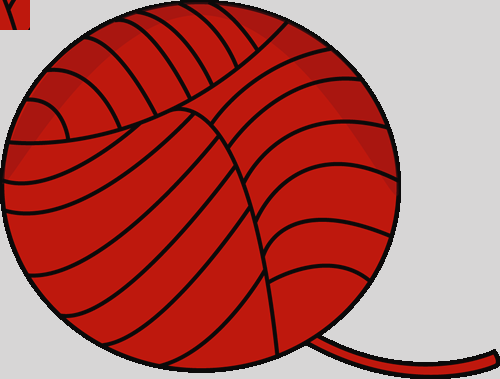 Yarn Clipart Yarn Clipart - Clipart Ball Of Wool (500x379), Png Download