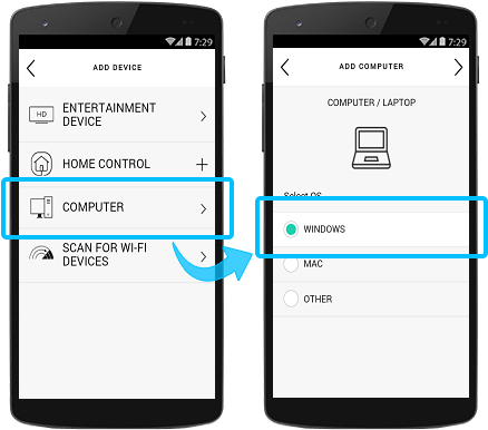 Add Windows Device On Mobile - Harmony Windows (455x388), Png Download