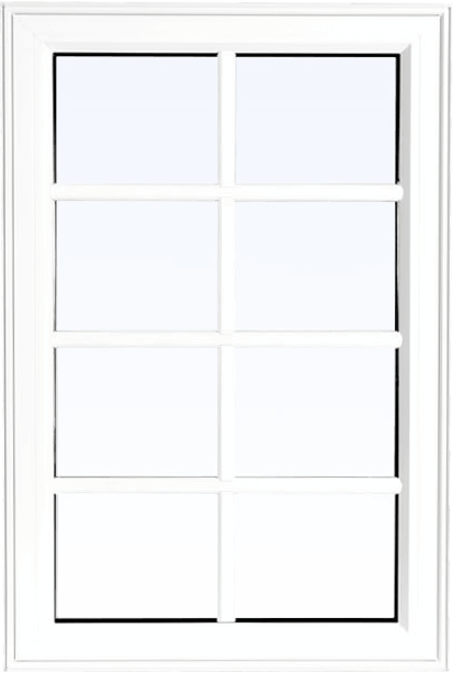 The High Profile Version Of A Fixed Shaped Replacement - Window (413x613), Png Download