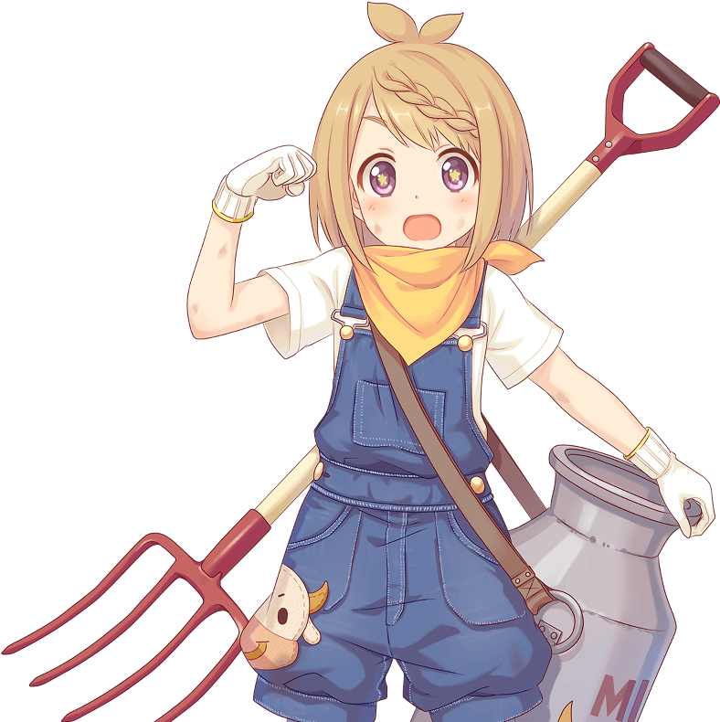 Cute Human Spear Noto Mahiru Normal Start 1 Surprised - Cartoon (1000x1000), Png Download