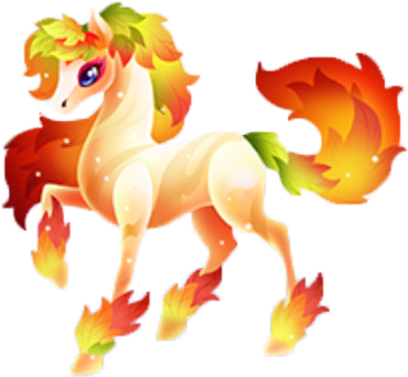 Fall Foal Adult - Fantasy Forest Story Fall Foal (416x416), Png Download