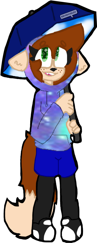 Rainy - Cartoon (600x1032), Png Download