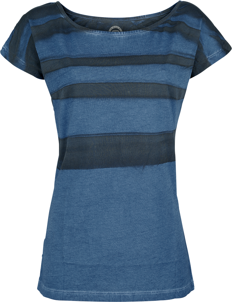 Red By Emp Batik Sprayed Shirt Blue T-shirt 342307 - Denim (926x1200), Png Download